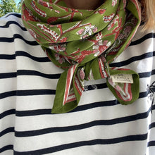 Charger l'image dans la galerie, Foulard Delhi Menthe