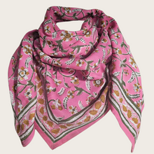 Charger l'image dans la galerie, Foulard Delhi Cerise
