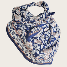 Charger l'image dans la galerie, Foulard Delhi Cobalt