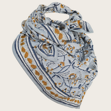 Charger l'image dans la galerie, Foulard Delhi Bleuet
