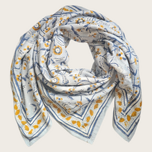 Charger l'image dans la galerie, Foulard Delhi Bleuet