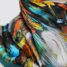 Charger l'image dans la galerie, Foulard soie femme peinture