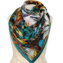 Charger l'image dans la galerie, Carré de soie coloré femme