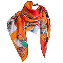Charger l'image dans la galerie, Carré de soie Hermès calèche