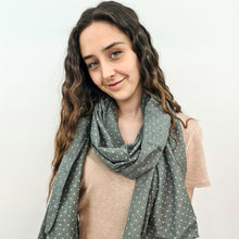 Charger l'image dans la galerie, Foulard Lou gris foncé