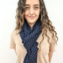 Charger l'image dans la galerie, Foulard Lou bleu marine