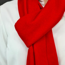 Charger l'image dans la galerie, Écharpe mixte Cachemire et Laine Andréa rouge vif