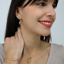 Charger l'image dans la galerie, Collier Georgie ovale translucide