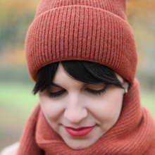 Charger l'image dans la galerie, Bonnet Swann laine Rouille