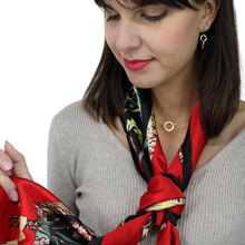 Charger l'image dans la galerie, Carré de soie Gabrielle