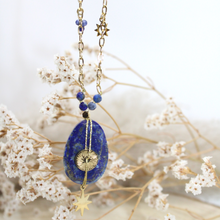 Charger l'image dans la galerie, Sautoir Erin Lapis Lazuli