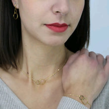 Charger l'image dans la galerie, Boucles d'oreilles double anneaux