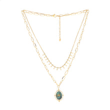 Charger l'image dans la galerie, Collier Jade Turquoise Africaine