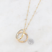 Charger l'image dans la galerie, Sautoir Médaillon rond ouvrant