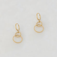 Charger l'image dans la galerie, Boucles d'oreilles double anneaux