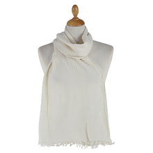Charger l'image dans la galerie, Foulard Adèle blanc