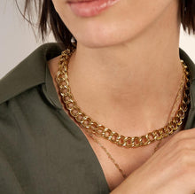 Charger l'image dans la galerie, Collier Marellina double maille plate