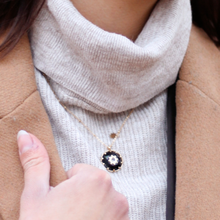 Charger l'image dans la galerie, Collier Georgie rond noir