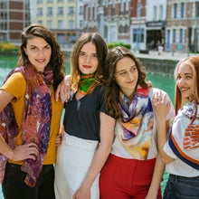 Charger l'image dans la galerie, Carré de soie La plaine d'Auvers