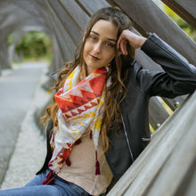 Charger l'image dans la galerie, Chèche Alba rouge