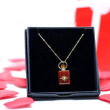 Charger l'image dans la galerie, Collier Annabelle Agathe rouge