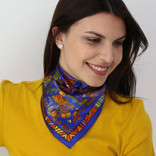 Charger l'image dans la galerie, Carré de soie Ylesna