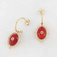 Charger l'image dans la galerie, Boucles d'oreilles Jade Cornaline