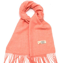 Charger l'image dans la galerie, Écharpe mixte Cachemire et Laine Andréa corail