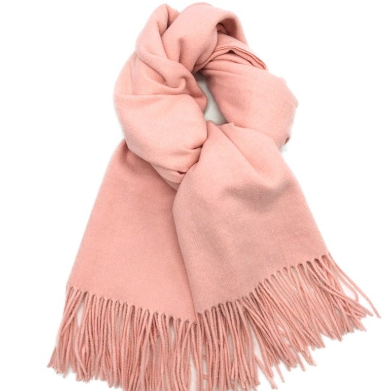 Écharpe Réversible En Cachemire Mélangé - Rose Bonbon, 200x70 Cm, Neuve Avec étiquettes