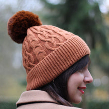Charger l'image dans la galerie, Bonnet Loan cachemire Camel