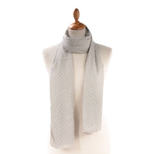 Charger l'image dans la galerie, Foulard Lou gris clair