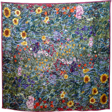 Charger l'image dans la galerie, Carre de soie fleuri