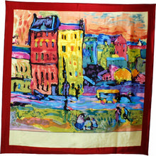 Charger l'image dans la galerie, Carré de soie fait main femme
Maisons à Munich
de Wassily Kandinsky