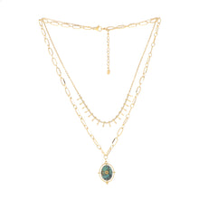 Charger l&#39;image dans la galerie, Collier Jade Turquoise Africaine
