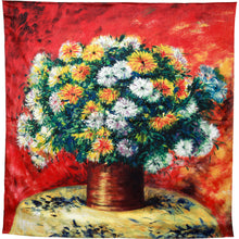 Charger l&#39;image dans la galerie, Carré de soie Bouquet de Fleur
